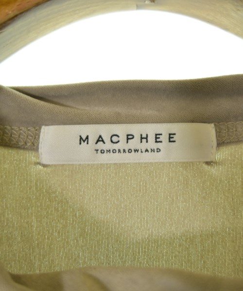MACPHEE（マカフィー）Tシャツ・カットソー ベージュ サイズ:S レディース/2200706405125