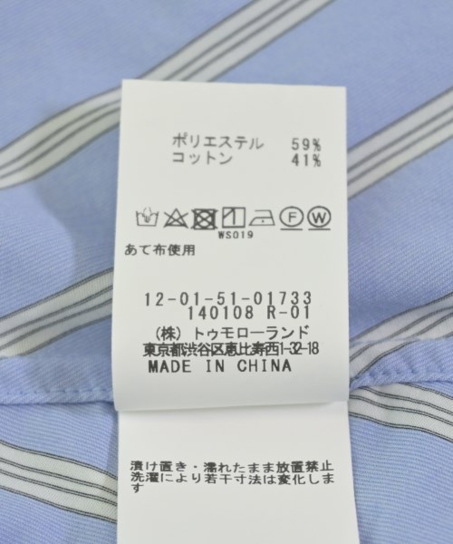 MACPHEE（マカフィー）ブラウス 青 サイズ:36(M位) レディース/2200711414013