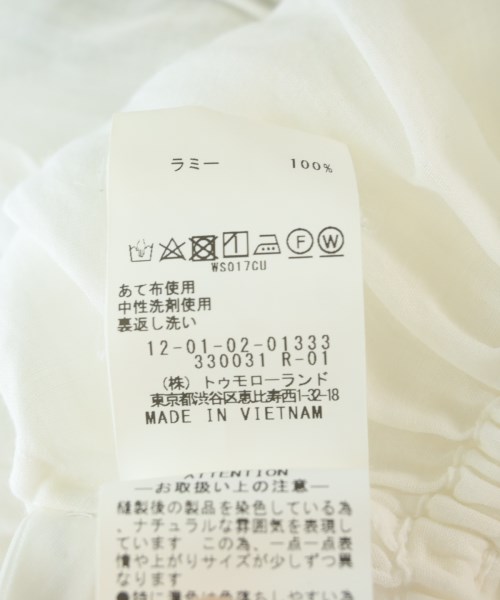 MACPHEE（マカフィー）ブラウス 白 サイズ:F レディース/2200708460085