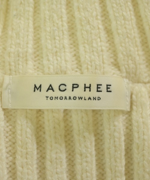 MACPHEE（マカフィー）ニット・セーター 白 サイズ:S レディース/2200708450048