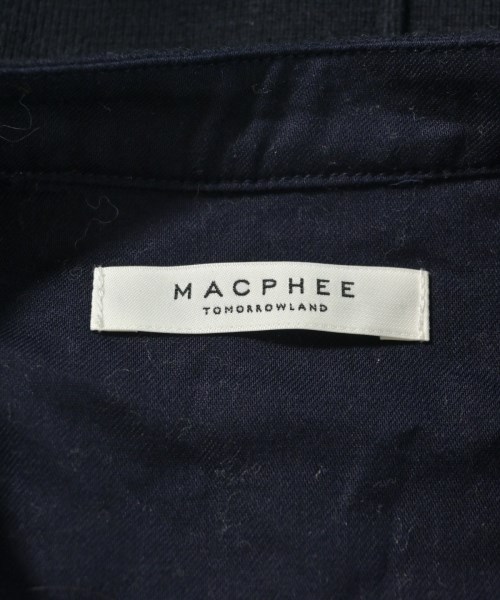 MACPHEE（マカフィー）シャツワンピース 紺 サイズ:36(M位) レディース/2200710849076