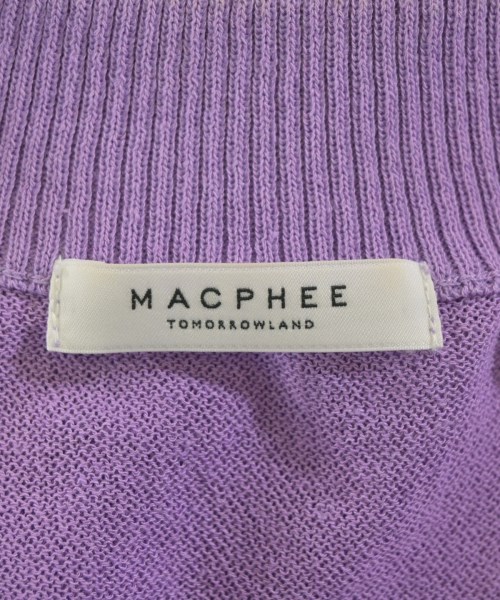 MACPHEE（マカフィー）カーディガン 紫 サイズ:S レディース/2200710849311
