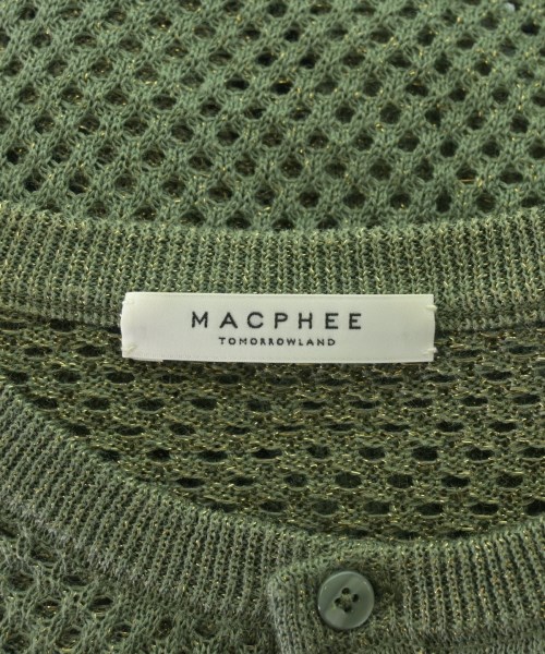 MACPHEE（マカフィー）カーディガン 緑 サイズ:S レディース/2200712353021