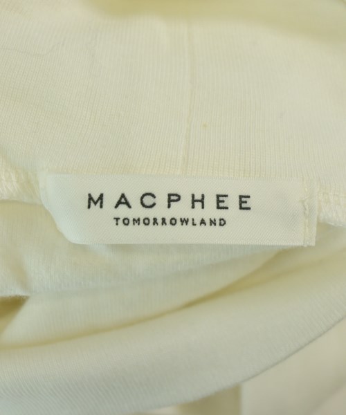 MACPHEE（マカフィー）Tシャツ・カットソー 白 サイズ:S レディース/2200712353052