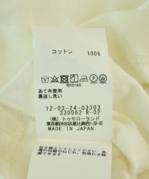 MACPHEE（マカフィー）Tシャツ・カットソー 白 サイズ:S レディース/2200712353052
