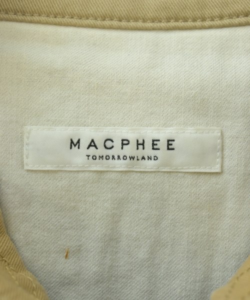 MACPHEE（マカフィー）カバーオール ベージュ サイズ:36(M位) レディース/2200713010022