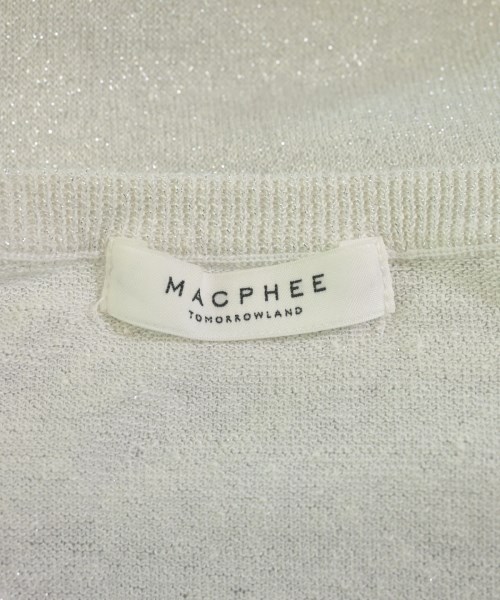MACPHEE（マカフィー）カーディガン 白 サイズ:S レディース/2200710963284