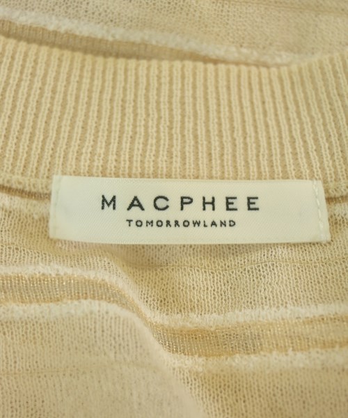 MACPHEE（マカフィー）カーディガン ベージュ サイズ:S レディース/2200713895032