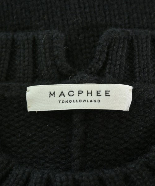 MACPHEE（マカフィー）ニット・セーター 黒 サイズ:S レディース/2200713249019
