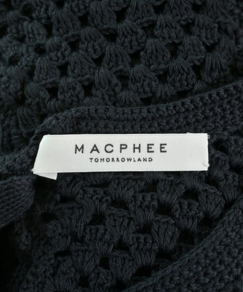 MACPHEE（マカフィー）ベスト/ノースリーブ 黒 サイズ:S レディース/2200708845165