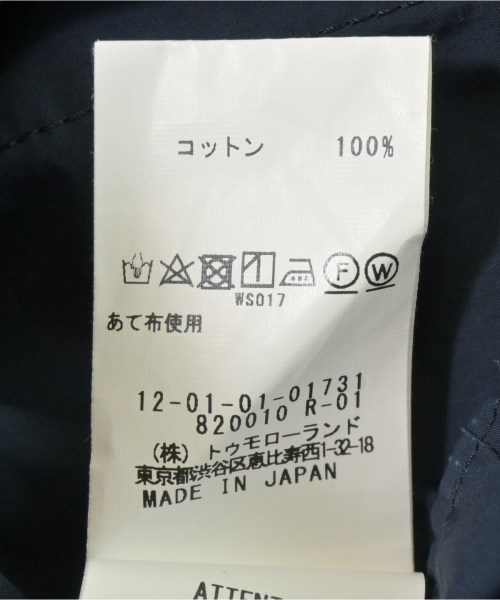 MACPHEE（マカフィー）ブラウス 紺 サイズ:36(M位) レディース/2200711572188