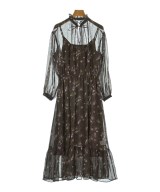 MACPHEE（マカフィー）ワンピース 茶 サイズ:36(M位) レディース/2200714352169
