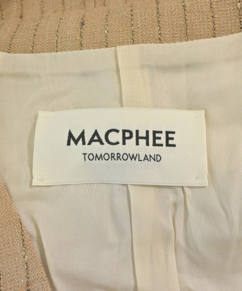 MACPHEE（マカフィー）カジュアルジャケット ベージュ サイズ:36(M位) レディース/2200715309049