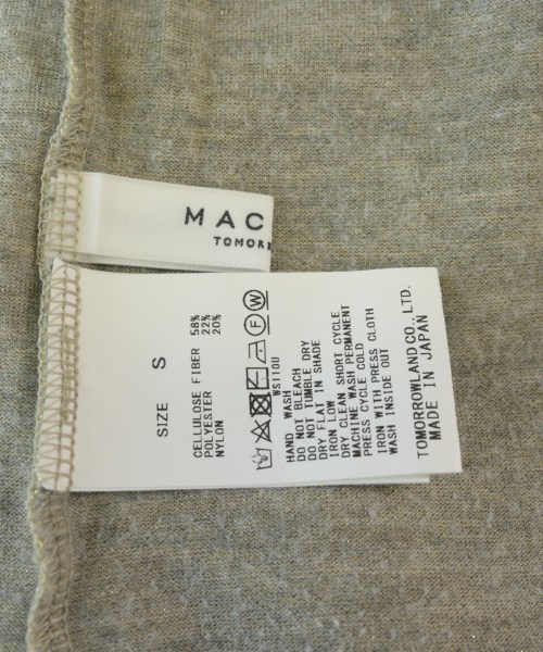 MACPHEE（マカフィー）Tシャツ・カットソー ベージュ サイズ:S レディース/2200715309063