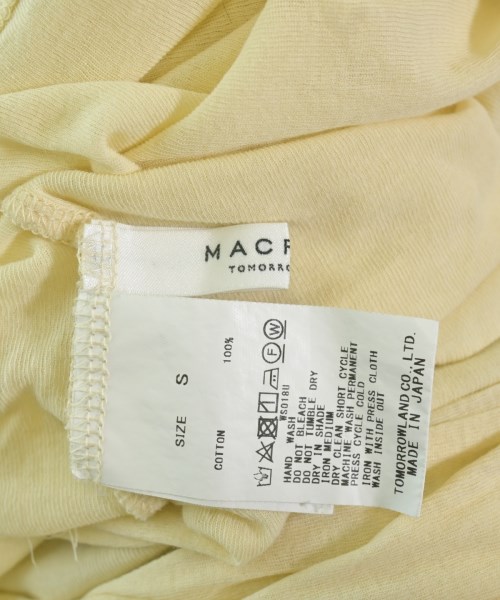MACPHEE（マカフィー）Tシャツ・カットソー 黄 サイズ:S レディース/2200715309100