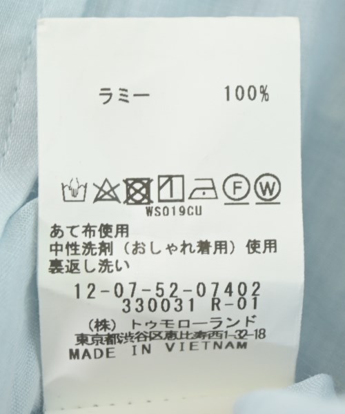 MACPHEE（マカフィー）ベスト 青 サイズ:36(M位) レディース/2200715385050