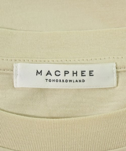 MACPHEE（マカフィー）Tシャツ・カットソー ベージュ サイズ:M レディース/2200711922044