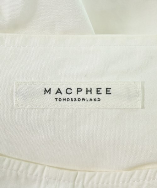 MACPHEE（マカフィー）ブラウス 白 サイズ:36(M位) レディース/2200709952053