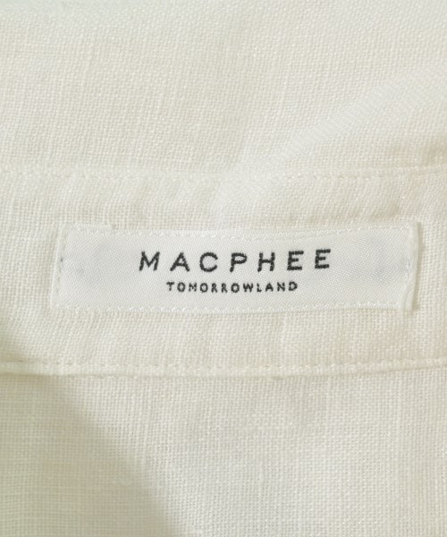 MACPHEE（マカフィー）ブラウス 白 サイズ:36(M位) レディース/2200712630054