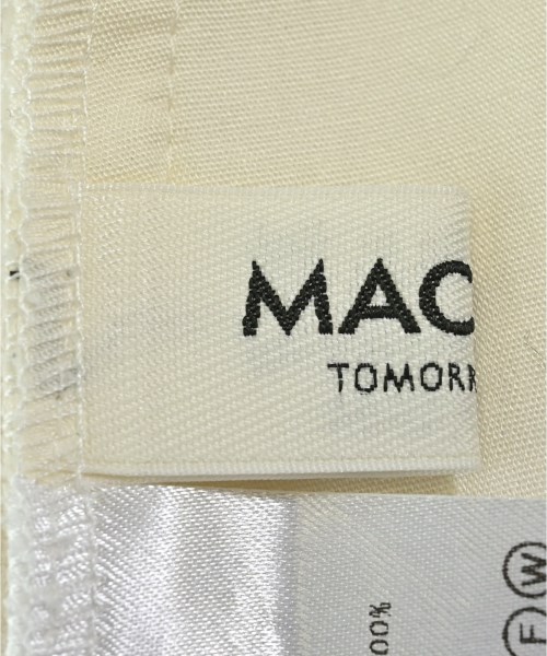 MACPHEE（マカフィー）スラックス 白 サイズ:36(M位) レディース/2200713512403