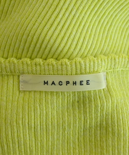 MACPHEE（マカフィー）ニット・セーター 黄 サイズ:S レディース/2200716991038