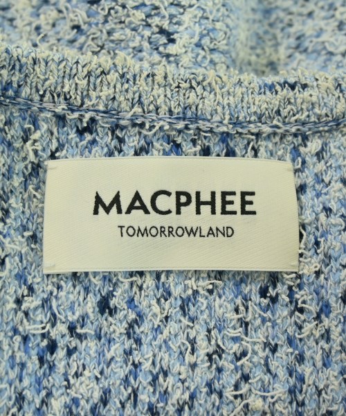 MACPHEE（マカフィー）カーディガン 青 サイズ:S レディース/2200717619092