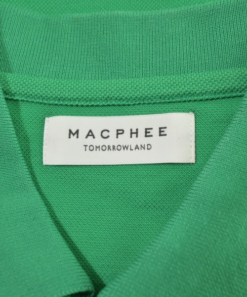 MACPHEE（マカフィー）ポロシャツ 緑 サイズ:S レディース/2200714378107
