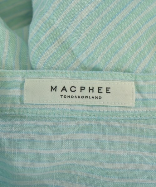 MACPHEE（マカフィー）ブラウス 青 サイズ:36(M位) レディース/2200715175019