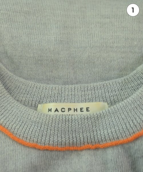 MACPHEE（マカフィー）ニット・セーター グレー サイズ:S レディース/2200718742027