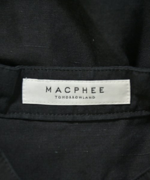 MACPHEE（マカフィー）ブラウス 黒 サイズ:36(M位) レディース/2200719301100