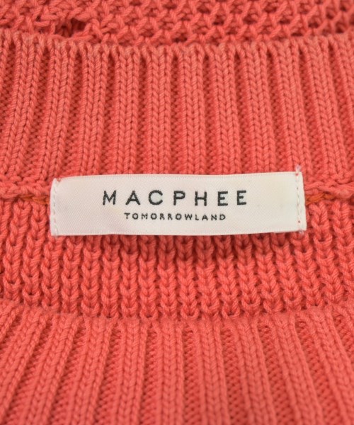 MACPHEE（マカフィー）ニット・セーター 赤 サイズ:S レディース/2200719734045