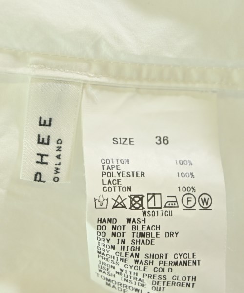 MACPHEE（マカフィー）ブラウス 白 サイズ:36(M位) レディース/2200642189066