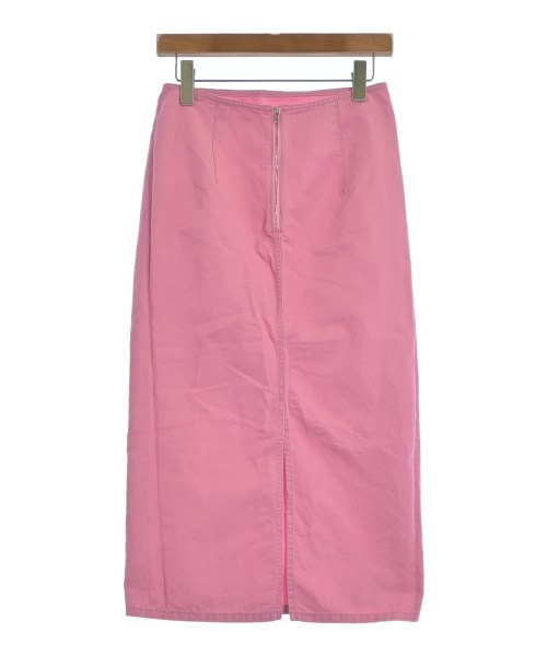 MACPHEE（マカフィー）ロング・マキシ丈スカート ピンク サイズ:36(M位) レディース/2200635164018