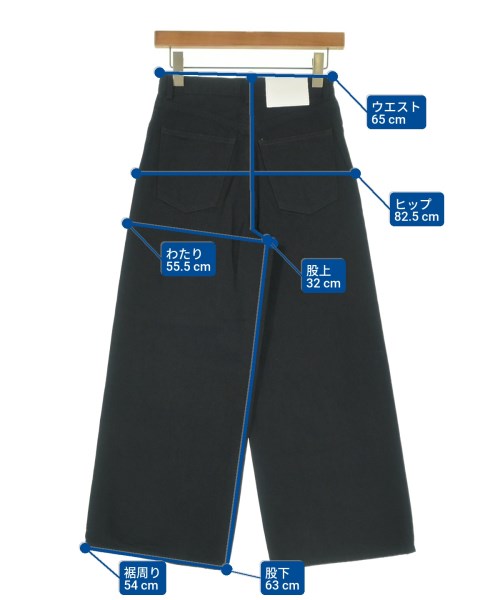 MACPHEE（マカフィー）デニムパンツ 黒 サイズ:32(XS位) レディース/2200635431073