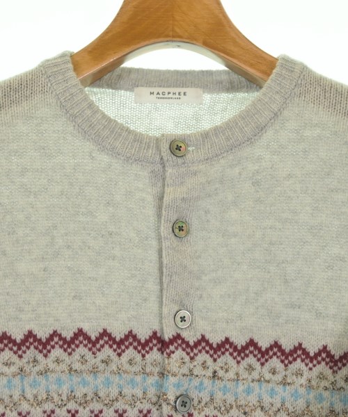 MACPHEE（マカフィー）カーディガン グレー サイズ:S レディース/2200639039022
