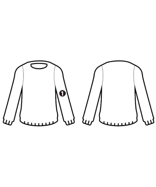 MACPHEE（マカフィー）ニット・セーター グレー サイズ:S レディース/2200646005058