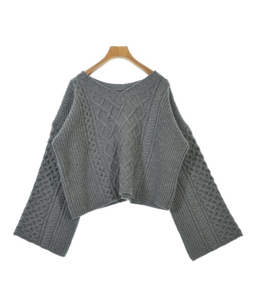 MACPHEE（マカフィー）ニット・セーター グレー サイズ:S レディース/2200646005058