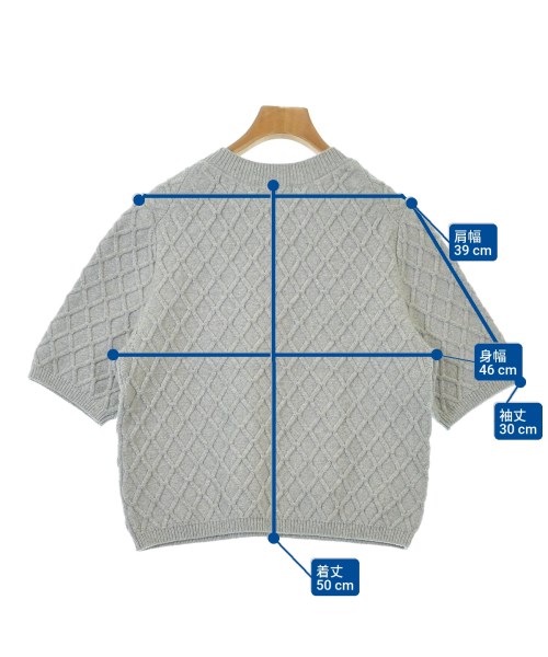 MACPHEE（マカフィー）ニット・セーター グレー サイズ:S レディース/2200646242033