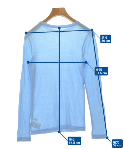 MACPHEE（マカフィー）Tシャツ・カットソー 青 サイズ:S レディース/2200632502059