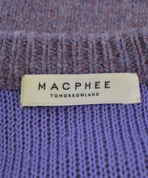 MACPHEE（マカフィー）ニット・セーター 紫 サイズ:S レディース/2200642784100