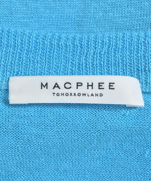 MACPHEE（マカフィー）カーディガン 青 サイズ:S レディース/2200631396260