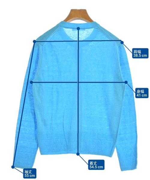 MACPHEE（マカフィー）カーディガン 青 サイズ:S レディース/2200631396260