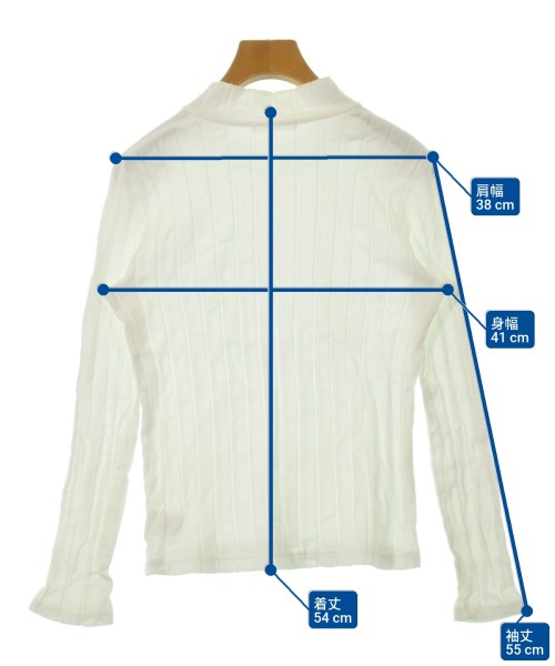 MACPHEE（マカフィー）Tシャツ・カットソー 白 サイズ:S レディース/2200647975176