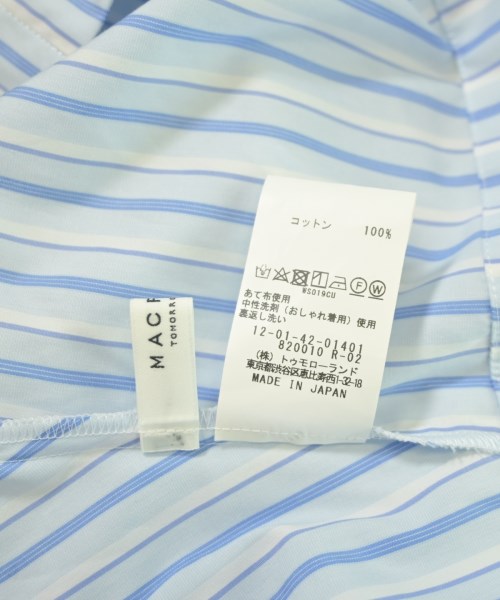 MACPHEE（マカフィー）ブラウス 青 サイズ:36(M位) レディース/2200637125048