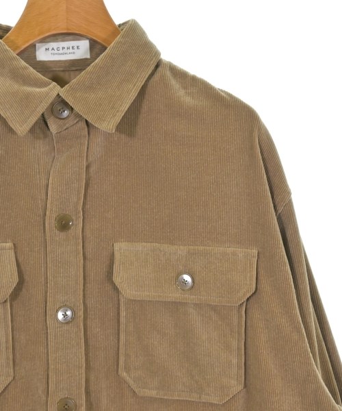 MACPHEE（マカフィー）カジュアルシャツ ベージュ サイズ:36(M位) レディース/2200647740026
