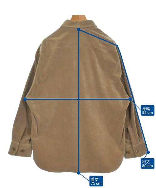 MACPHEE（マカフィー）カジュアルシャツ ベージュ サイズ:36(M位) レディース/2200647740026