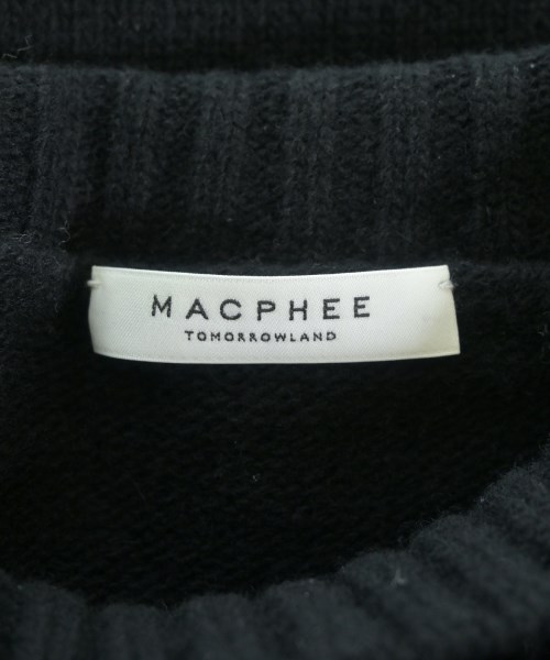 MACPHEE（マカフィー）ニット・セーター 黒 サイズ:S レディース/2200634991066