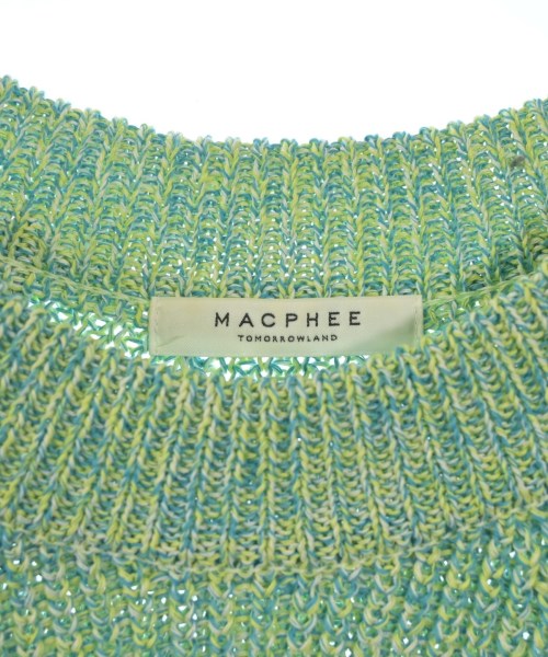 MACPHEE（マカフィー）ニット・セーター 緑 サイズ:S レディース/2200634991424