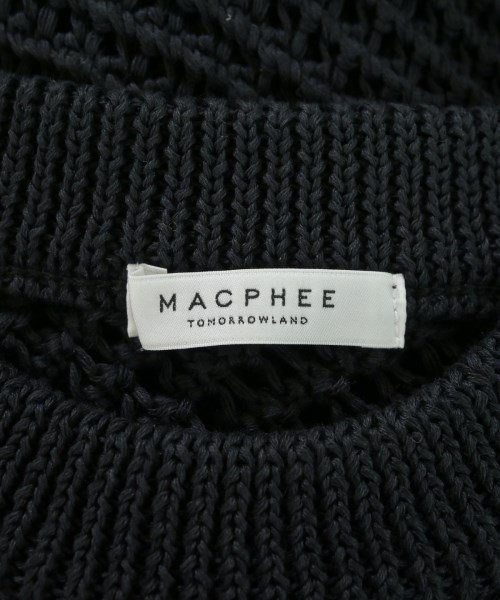 MACPHEE（マカフィー）ベスト/ノースリーブ 黒 サイズ:S レディース/2200634991554