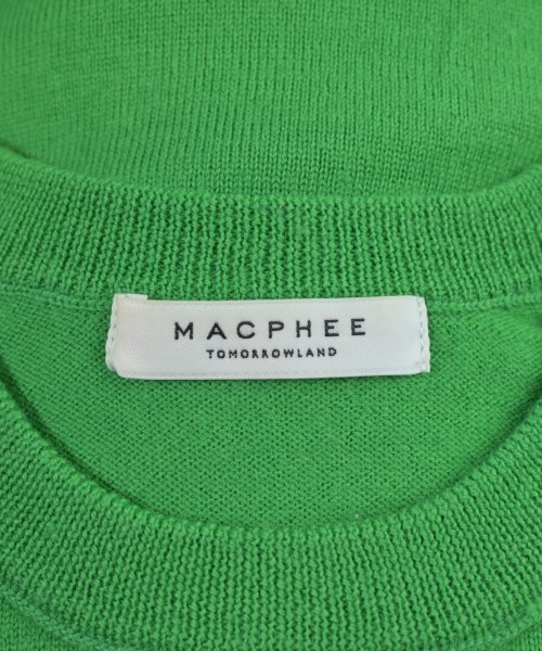 MACPHEE（マカフィー）ニット・セーター 緑 サイズ:S レディース/2200637193177